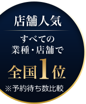 店舗人気全国1位